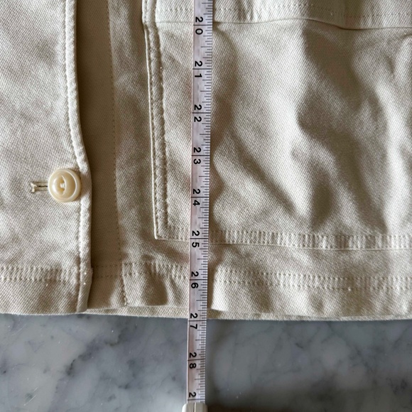 NWT LL Bean Stretch Barn Jacket Women’s XL Sailcloth Cream Chore Coat Chic Fall - Picture 10 of 10